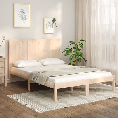 Bed Frame Solid Wood Pine 160x200 cm