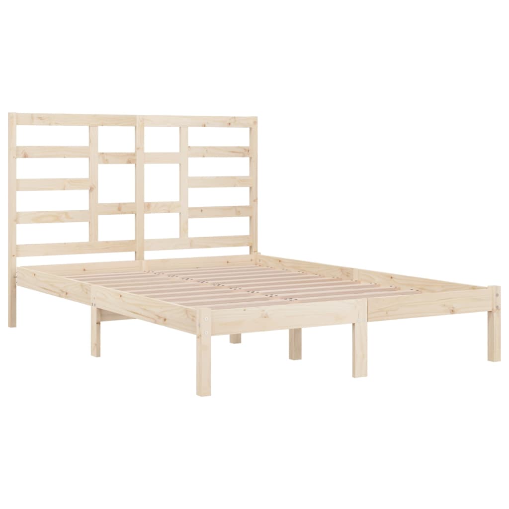 Bed Frame Solid Wood 140x200 cm