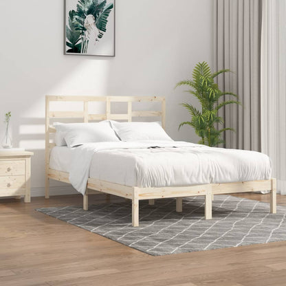 Bed Frame Solid Wood 140x200 cm