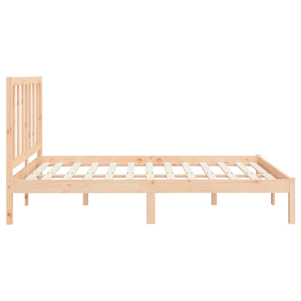 Bed Frame Solid Wood 120x200 cm