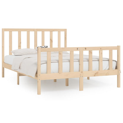 Bed Frame without Mattress 120x200 cm Solid Wood