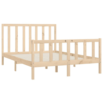 Bed Frame without Mattress 120x200 cm Solid Wood