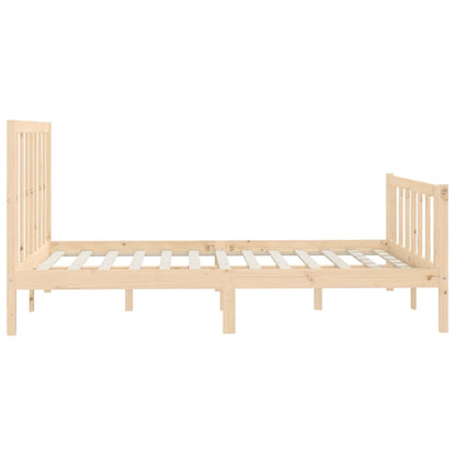 Bed Frame without Mattress 120x200 cm Solid Wood