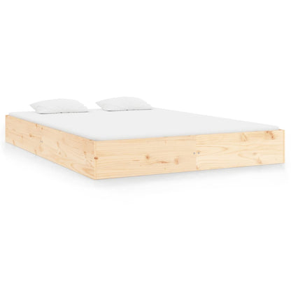 Bed Frame without Mattress Solid Wood 180x200 cm Super King Size