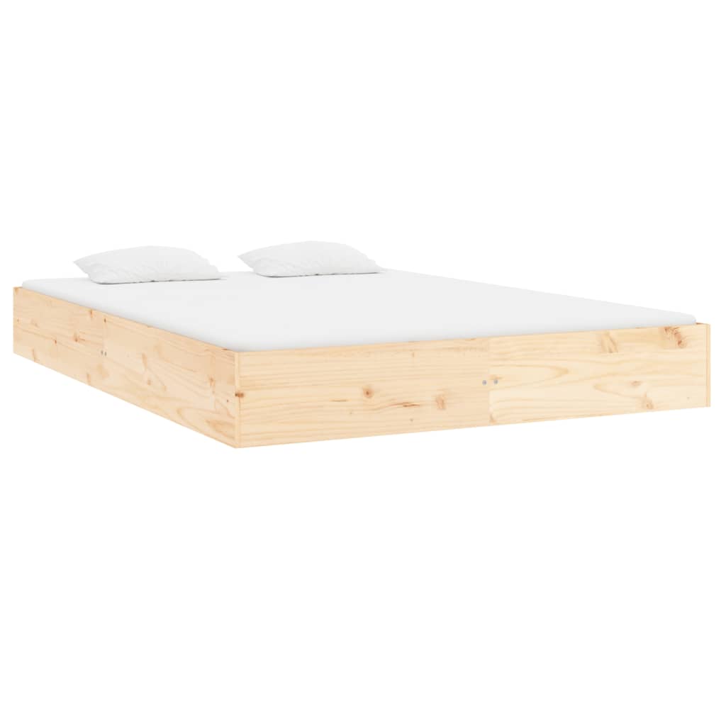 Bed Frame without Mattress Solid Wood 180x200 cm Super King Size