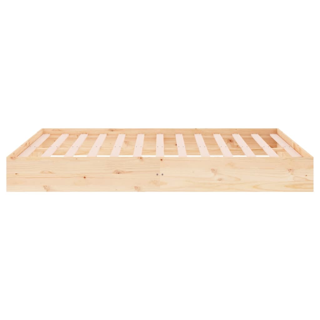 Bed Frame without Mattress Solid Wood 180x200 cm Super King Size