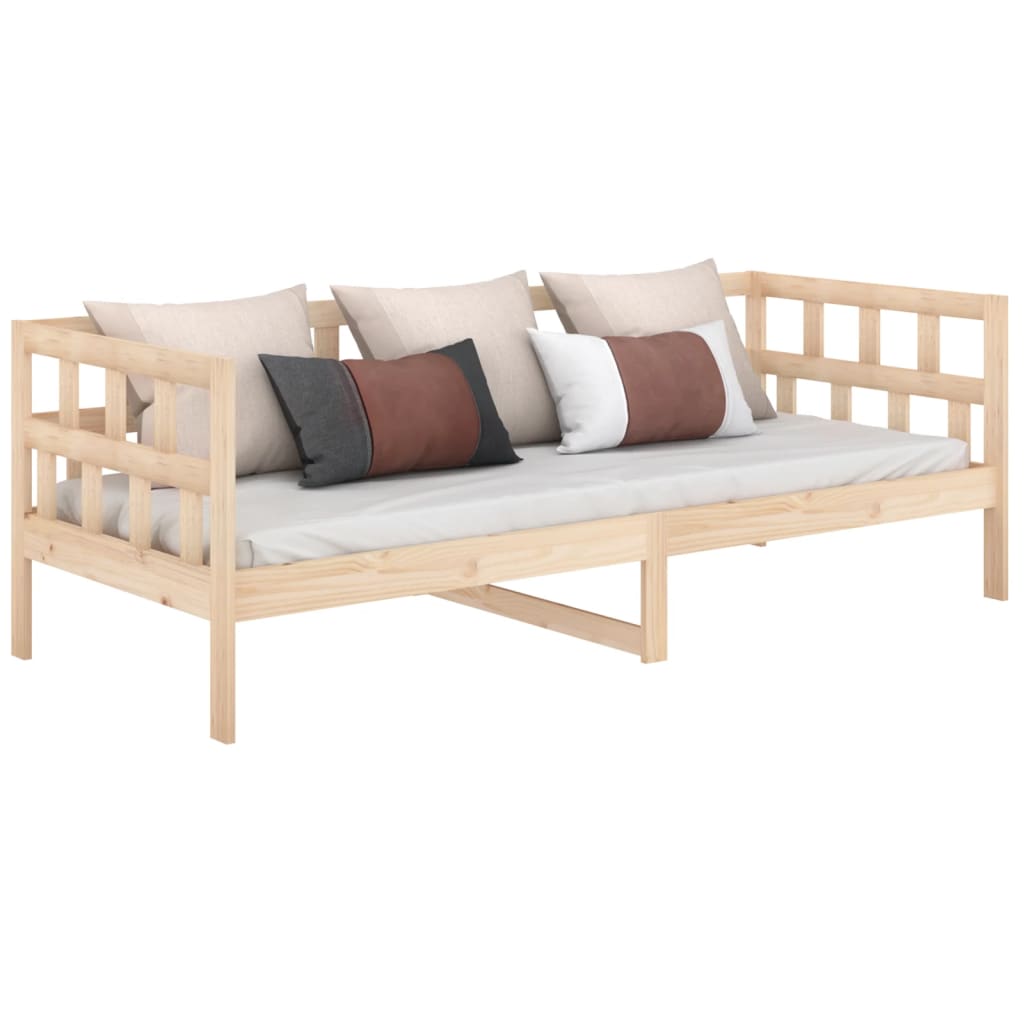 Day Bed without Mattress Solid Wood Pine 90x200 cm