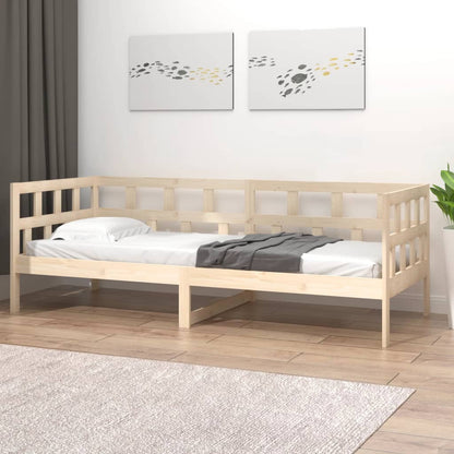 Day Bed without Mattress Solid Wood Pine 90x200 cm