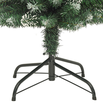 Artificial Slim Christmas Tree with Stand 210 cm PVC