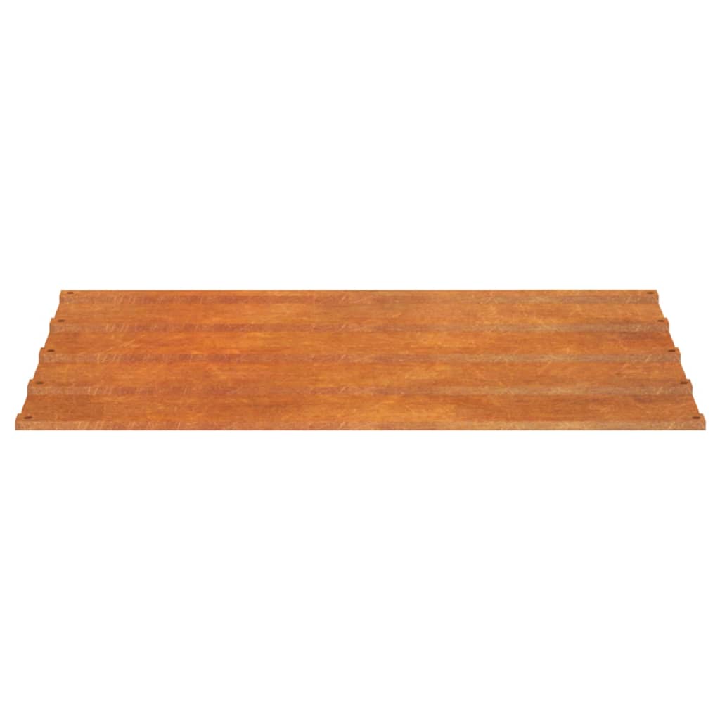 Roof Panels 36 pcs Rusty 60x44 cm Corten Steel