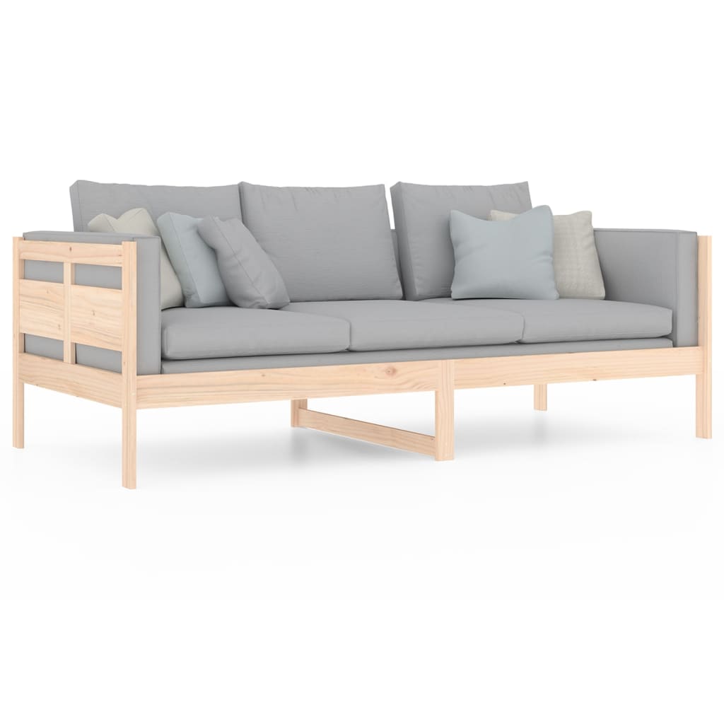 Day Bed without Mattress Solid Wood Pine 90x200 cm