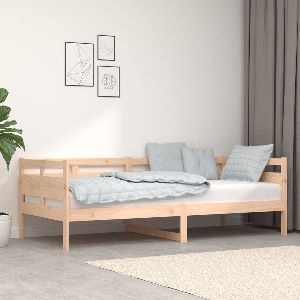 Day Bed without Mattress Solid Wood Pine 90x200 cm