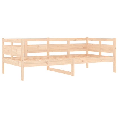 Day Bed without Mattress Solid Wood Pine 90x190 cm Single