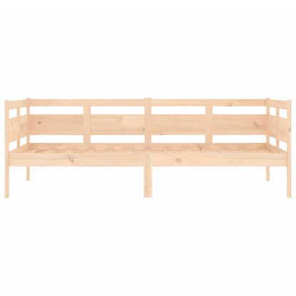 Day Bed without Mattress Solid Wood Pine 90x190 cm Single