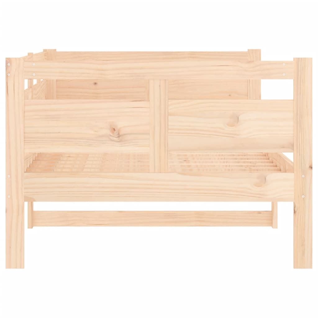 Day Bed without Mattress Solid Wood Pine 90x190 cm Single