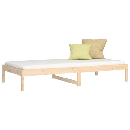 Day Bed without Mattress 90x190 cm Single Solid Wood Pine