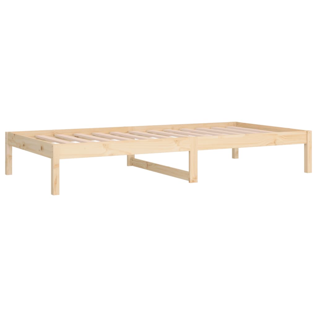 Day Bed without Mattress 90x190 cm Single Solid Wood Pine