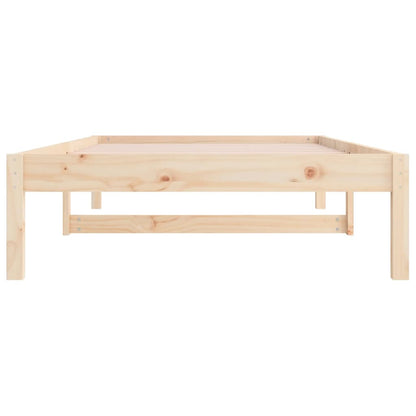 Day Bed without Mattress 90x190 cm Single Solid Wood Pine