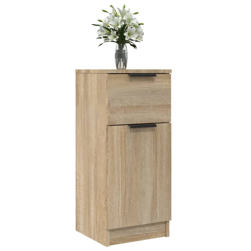 Sideboard Sonoma Oak 30x30x70 cm Engineered Wood