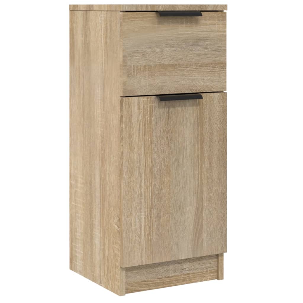 Sideboards 2 pcs Sonoma Oak 30x30x70 cm Engineered Wood