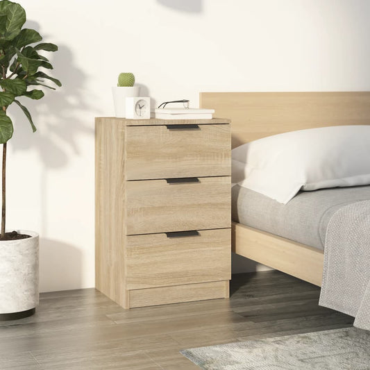 Bedside Cabinet Sonoma Oak 40x36x65 cm