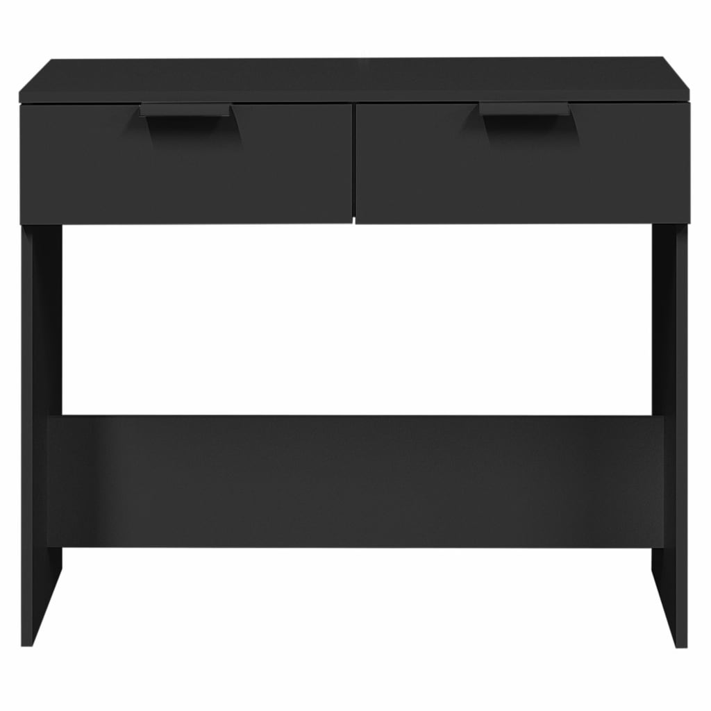 Console Table Black 90x36x75 cm Engineered Wood