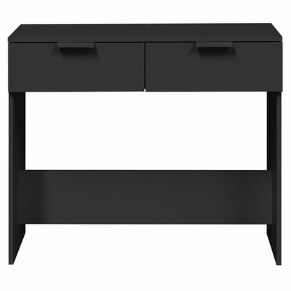 Console Table Black 90x36x75 cm Engineered Wood