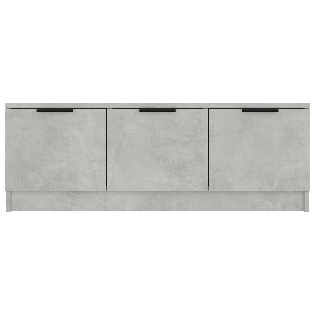 TV Cabinet Concrete Grey 102x35x36.5 cm Engineered Wood