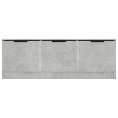 TV Cabinet Concrete Grey 102x35x36.5 cm Engineered Wood