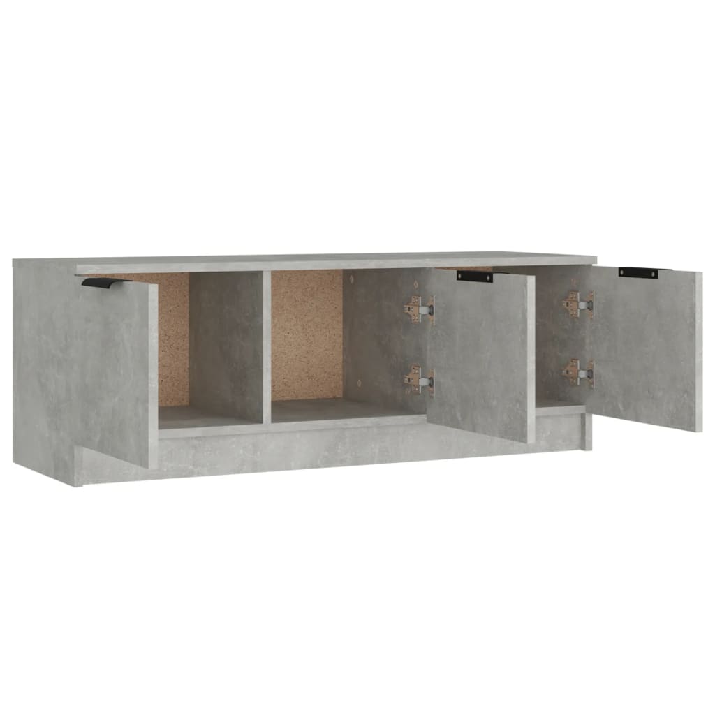 TV Cabinet Concrete Grey 102x35x36.5 cm Engineered Wood