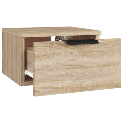 Wall-mounted Bedside Cabinets 2 pcs Sonoma Oak 34x30x20 cm