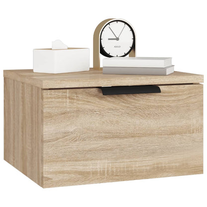 Wall-mounted Bedside Cabinets 2 pcs Sonoma Oak 34x30x20 cm