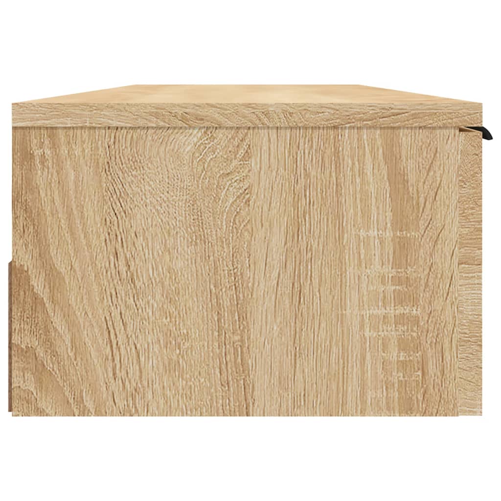 Wall Cabinet Sonoma Oak 102x30x20 cm Engineered Wood