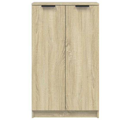 Shoe Cabinet Sonoma Oak 59x35x100 cm Engineered Wood