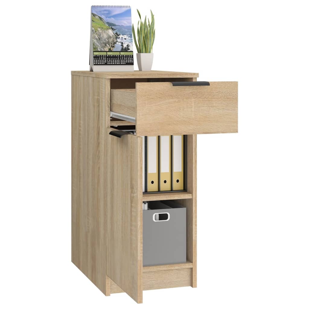 Desk Cabinet Sonoma Oak 33.5x50x75 cm Engineered Wood