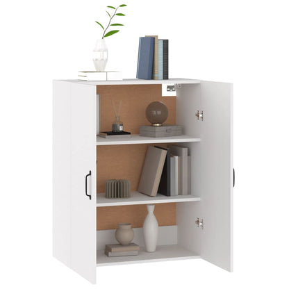 Hanging Cabinet White 69,5x34x90 cm Engineered Wood