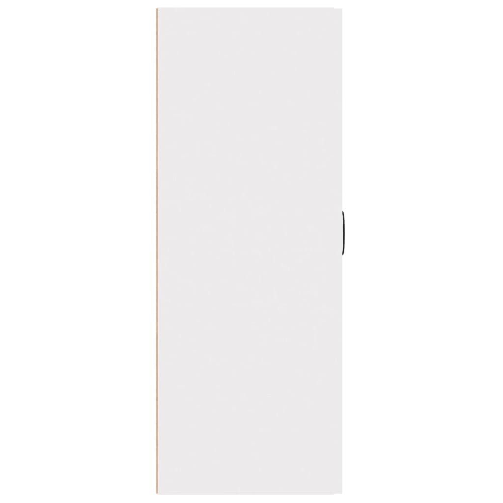 Hanging Cabinet White 69,5x34x90 cm Engineered Wood