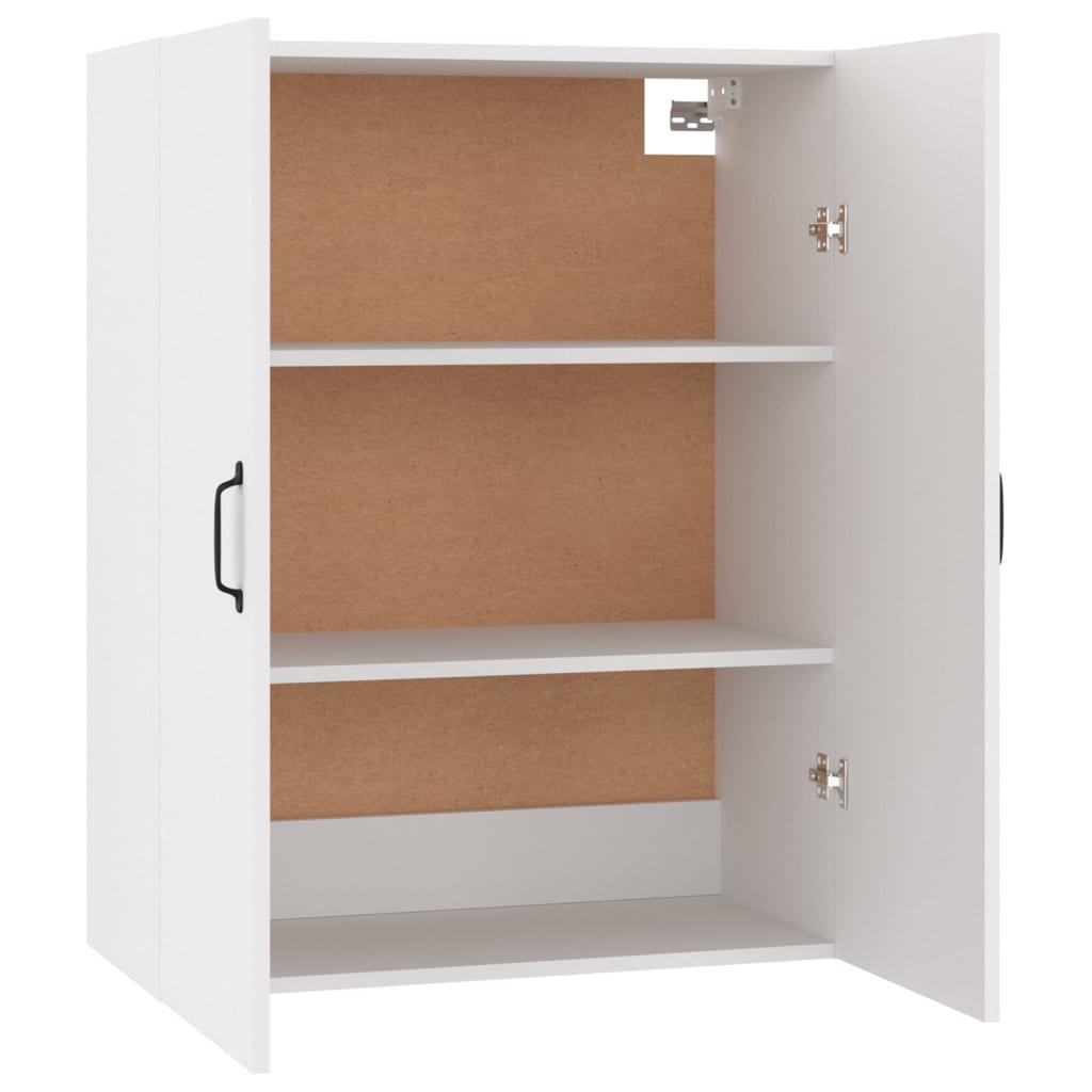 Hanging Cabinet White 69,5x34x90 cm Engineered Wood