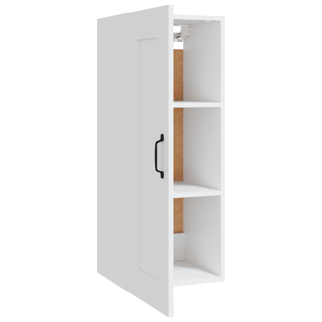 Hanging Cabinet White 35x34x90 cm Engineered Wood