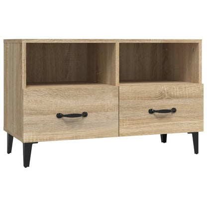 TV Cabinet Sonoma Oak 80x36x50 cm Engineered Wood