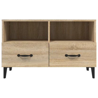 TV Cabinet Sonoma Oak 80x36x50 cm Engineered Wood