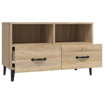 TV Cabinet Sonoma Oak 80x36x50 cm Engineered Wood