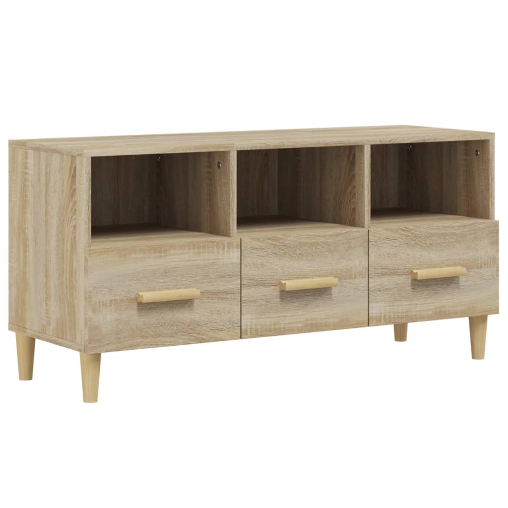 TV Cabinet Sonoma Oak 102x36x50 cm Engineered Wood