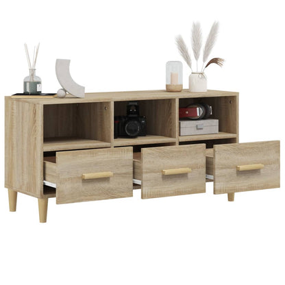 TV Cabinet Sonoma Oak 102x36x50 cm Engineered Wood