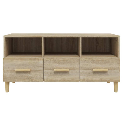 TV Cabinet Sonoma Oak 102x36x50 cm Engineered Wood