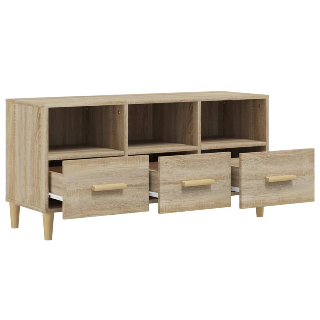 TV Cabinet Sonoma Oak 102x36x50 cm Engineered Wood