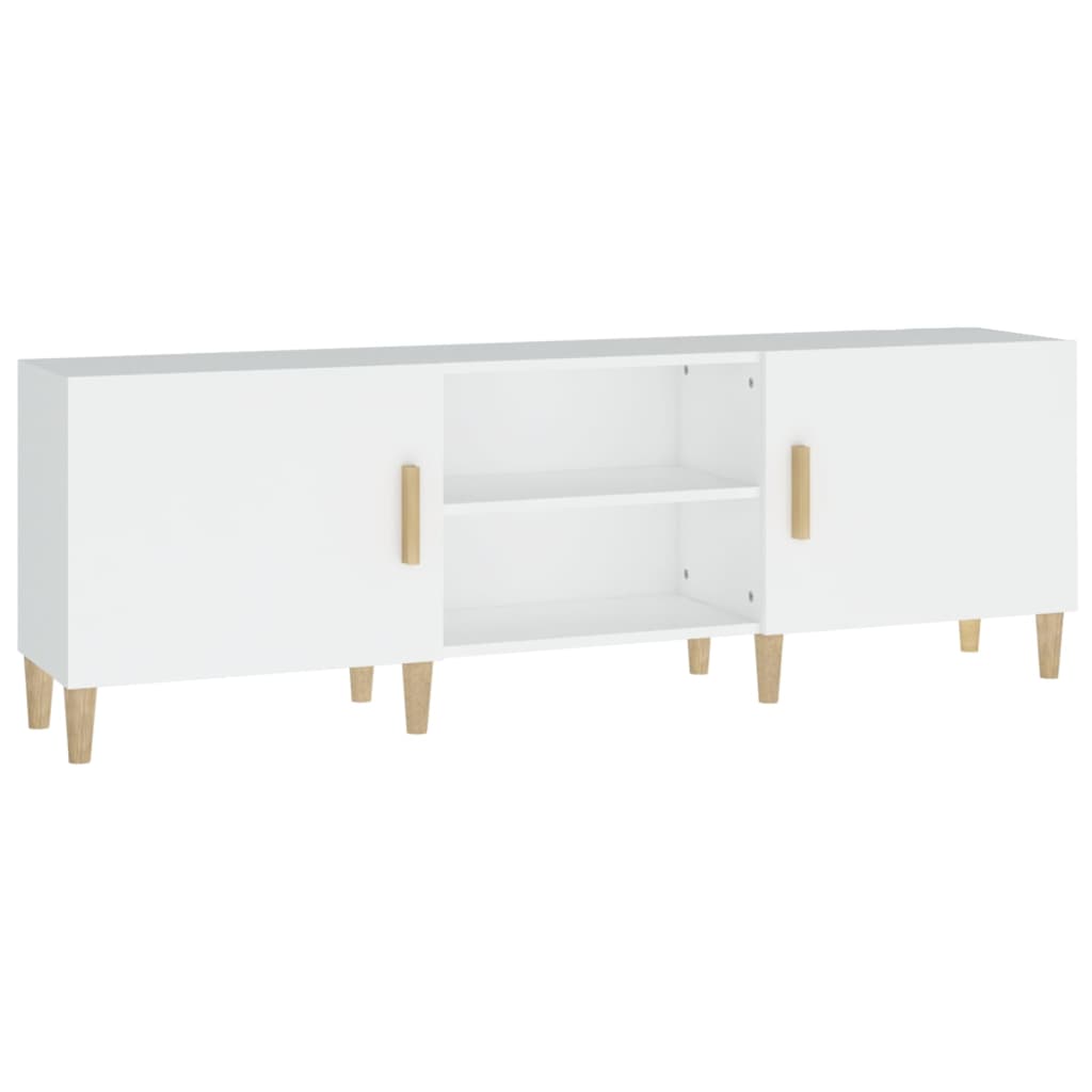 TV Cabinet White 150x30x50 cm Engineered Wood