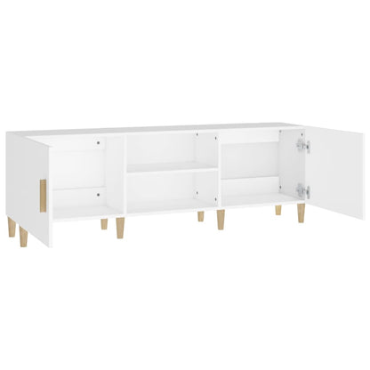 TV Cabinet White 150x30x50 cm Engineered Wood