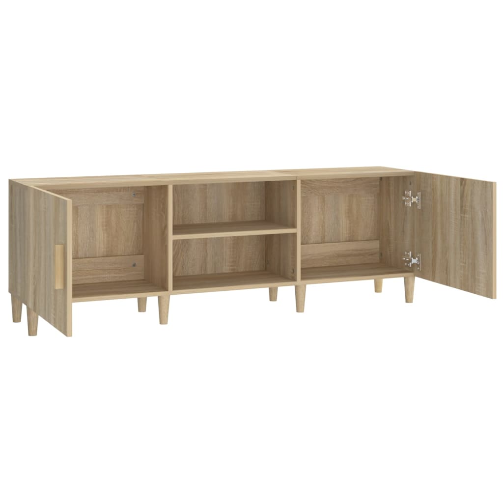 TV Cabinet Sonoma Oak 150x30x50 cm Engineered Wood