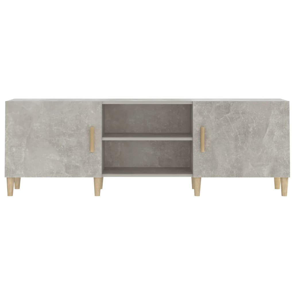 TV Cabinet Concrete Grey 150x30x50 cm Engineered Wood